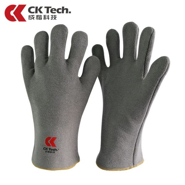Gants à 250 degrés d'isolation thermique gants cinq doigts flexibles résistantes à la chaleur gants résistants à la chaleur