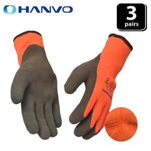 Gants 3 paires épaississer les gants de travail plus velours usure chaude d'hiver