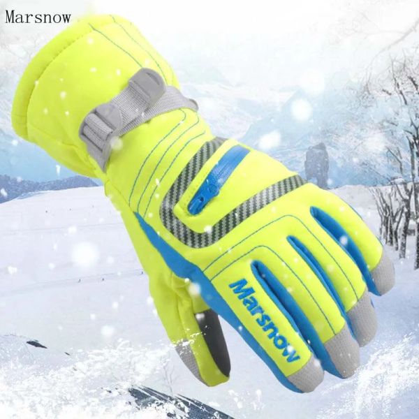Gants 30 degrés marsnow marque hommes femmes ski ski gants gants de vent extérieur extérieur snowboard hiver ski de ski