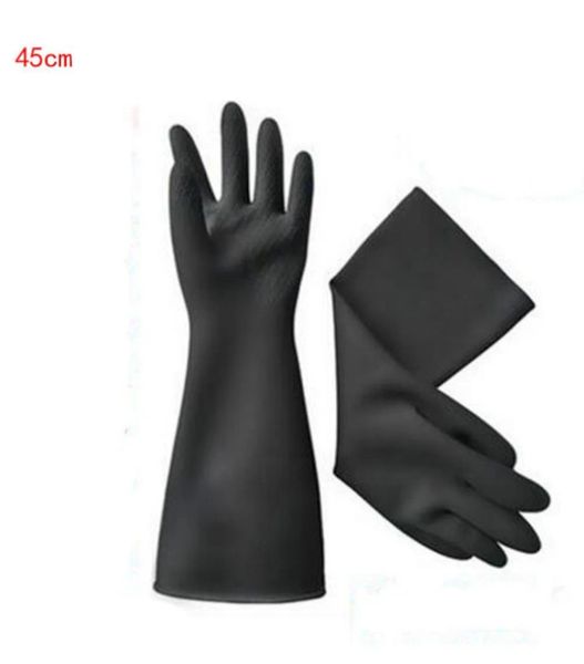 Gants 45 cm 60 cm de long gants en caoutchouc huile acide