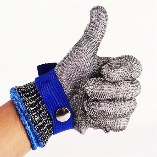 Gants gants anticuptes Sécurité à l'épreuve des coups de couteau en acier inoxydable en acier inoxydable Butcher des gants