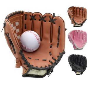Guantes de guantes de béisbol para niños/jóvenes/jóvenes de softbol guaño de softbol con guante izquierdo de mano derecha apto para principiante o jugador de cuadro