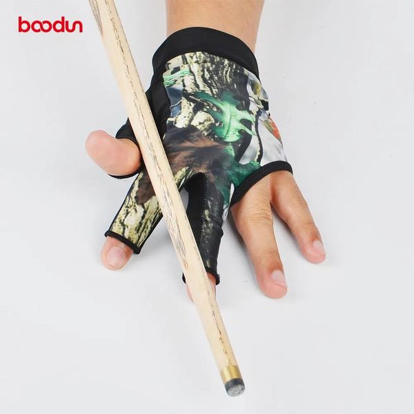 Gants marques billards gants tigrs imprimer sports de snooker gant billard accessoires accessoires de piscine de sport gants table luvas
