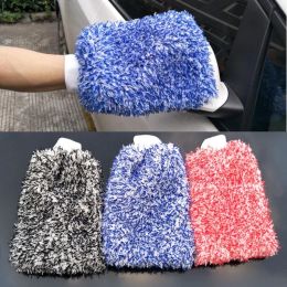 Gants automobile maximum mitt haute densité wash lavage ultra super absorbance Car éponge peluche gant microfibre nettoyage serviette