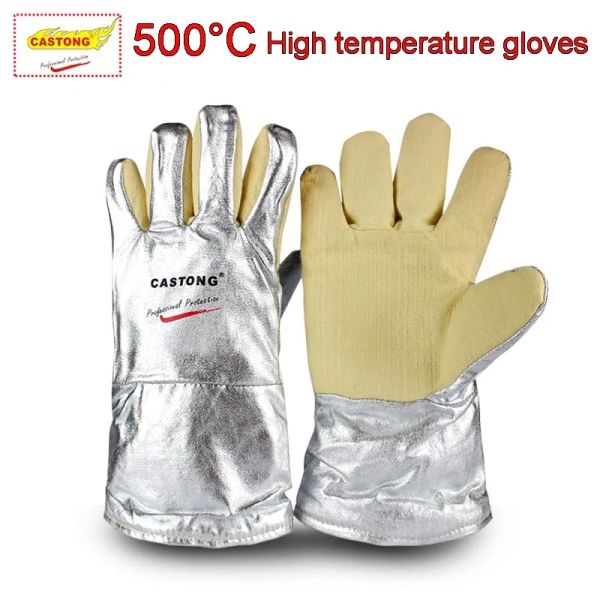 Gants gants gants à haute température à 500 degrés aramide gants de sécurité antisc également des gants à haute température résistants