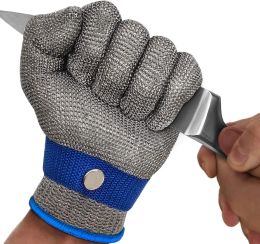 Handschoenen gesneden resistente handschoen roestvrijstalen maashandschoenen werken Veiligheid Anticut Slaughter Butcher Snijden Fishwegilling Iron Glove