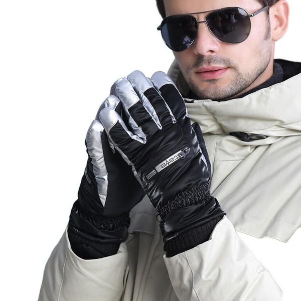 Gants de cyclisme pour hommes, imperméables, pour écran tactile, Jogging en plein air, ski, randonnée, course à pied, Snowboard, hiver