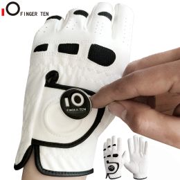 Handschoenen Duurzame golfhandschoenen voor heren voor alle weersomstandigheden met balmarkering Linkerhand Lh voor rechtshandige golfer Grip Fit S M ML L XL Drop Shipping