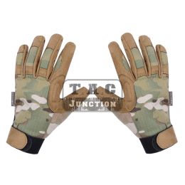 Handschoenen Emerson Tactical Assault Lichtgewicht Camouflage Full Finger Glove Emersongear All weer schieten Hunter Airsoft Handschoenen