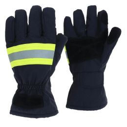 Gants gants de sécurité ignifuges gants de ceinture de réflexion noire