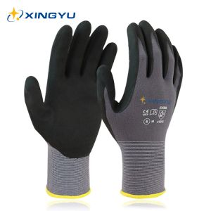 Gants gants en mousse nitrile 3 paires gants de travail noir pour réparations mécaniques jardinage excellent