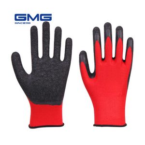 Handschoenen voor het werk Katoen Polyester Antislip Veiligheid Werken Beveiliging Bescherming Bouwnijverheid Man