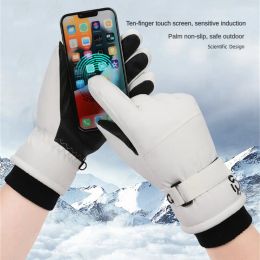 Handschoenen handschoenen dikker essentiële zwarte ski -benodigdheden touchscreen handschoenen