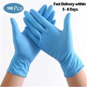 Gants Guantes nitrile latex m gants gants jetables gants s m l xl laboratoire en option gants de nettoyage ménage