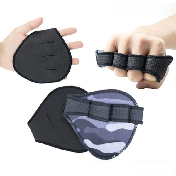 Gants Hand Palm Protector Gym Fitness Gants Half doigt soulève le palmier haltère poignées coussins d'haltérophilie