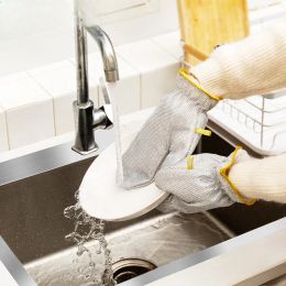 Gants gants de nettoyage à la maison gants en acier baule à lavage à lavage à lave-vaisse