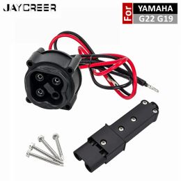 Gants Jaycreer 48V DC Charger Plug pour Yamaha Golf Chart Electric G19 G22 20112017