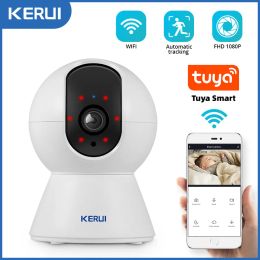 Gants Kerui 1080p 3MP 5MP Tuya Smart Mini WiFi IP Camera Indoor Security Security Home CCTV CCATRALANCE CAME 2MP avec suivi automatique