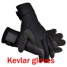 Handschoenen Kevlar Scuba duikhandschoenen 3 mm/5 mm neopreen antiskid slijtvaste handschoenen voor winterduiken zwemmen skiën rotsklimmen
