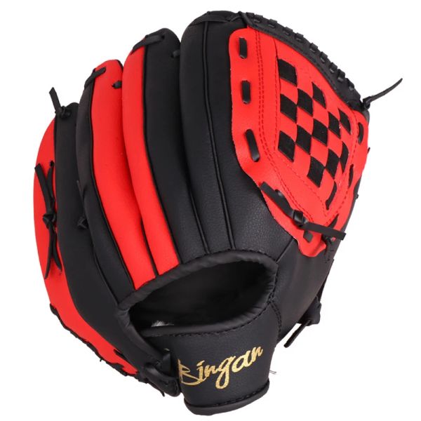 Guantes de guantes para niños Adultos de alta calidad Glove de béisbol PVC El equipo de práctica de softbol hecho a mano Tamaño10.5/11.5 pulgadas Mittio izquierdo Mitt