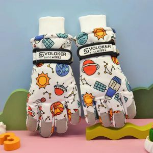 Handschoenen Kids Fashion Universe Winter Sneeuw Ski Handschoenen Kind Outdoor Waterdicht Warme handschoenen Koud weer Snowboardhandschoenen voor jongensmeisjes