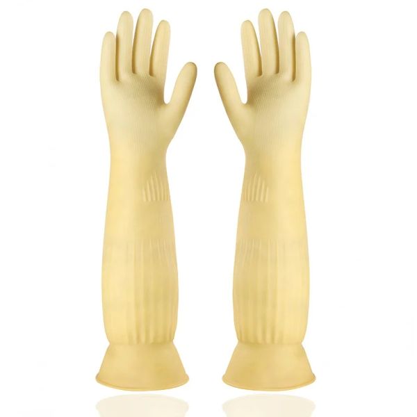 Gants longs gants de maison en caoutchouc antireflux