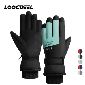 Gants lOogdeel Fleep d'hiver Gants de ski de ski non glissant