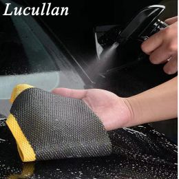 Gants Lucullan Clay Mitt Glove Détaillant le lave-auto Nettoyage de serviette enlève rapidement les débris de votre peinture