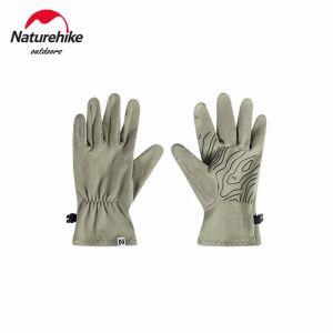 Gants Naturehike Hiver Chaud Doigts Complets Étanche Cyclisme Sports De Plein Air Course Moto Ski Écran Tactile Polaire Gants Thermiques