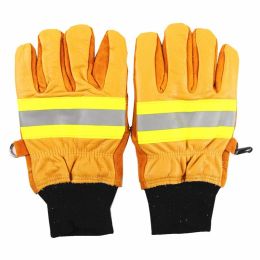 Gants de nouveaux gants d'incendie de forêt extinction de la flamme de la flamme du pompier usurant du pompier de secours à haute température résistant à la vache