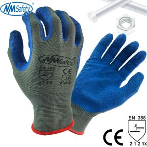 Gants nmsafety 12 paires en latex de sécurité trempée de sécurité gants gants araig
