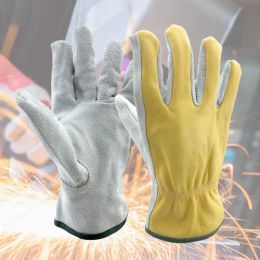Handschoenen NMSAFETY Glove Goede grip voor houtkap/houtsnij/boswerk/rijen/schietende koeien lederen laswerkhandschoenen