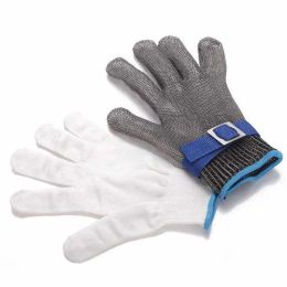 Gants nmsafety de haute qualité Pépiennes de coupe Protect Glove Glove 100% en métal en acier inoxydable Gants de boucher AISI 316L
