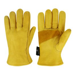 Gants Olson Deepak Cowhide Cuir Safety Working Glove Conducteurs Gants Gants Jardinage Motorcycle Work Menwomen