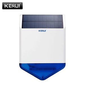 Gants Panneau de sirène solaire extérieure Kerui Original Kerui Sérend