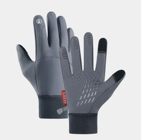 Handschoenen Buitensporthandschoenen voor heren Winter pluche isolatie winddicht touchscreen voor dames fietsen waterdicht en antislip Glo