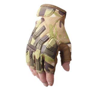 Handschoenen Paintball Tactische Vingerloze Schiethandschoenen Militair Leger Wandelen Jagen Klimmen Fietsen Paardrijden Airsoft Halfvingerhandschoenen