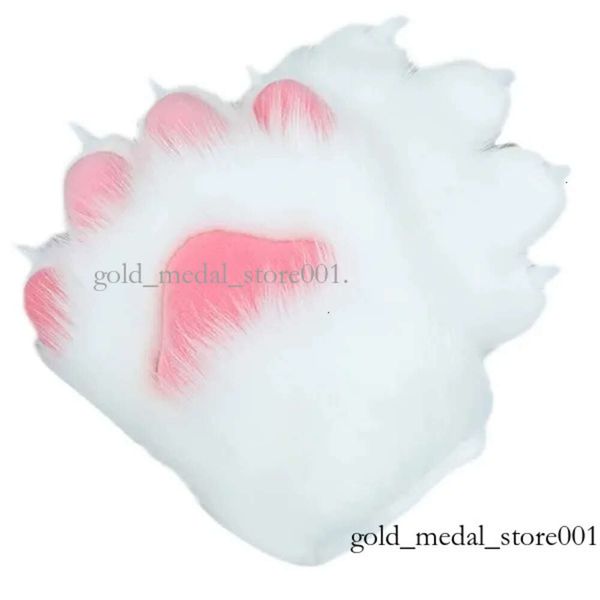 Guantes Uds dibujos animados gato de peluche disfraz de Cosplay uñas garras guantes peludos mano pata Anime mitones para contar historias 744