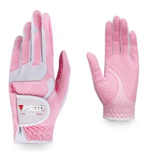 Handschoenen PGM Golfhandschoenen Dames Sporthandschoenen Linkerhand Rechtshand Hoge kwaliteit Namib Ademend met niet -slip deeltjes Palmbescherming