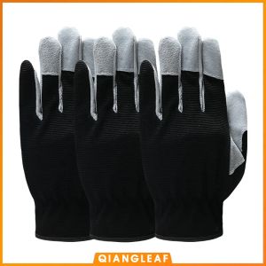 Handschoenen Qiangleoof 3 stks Hot Product Leer Werk Veiligheid Gedekte Lederen Tuinhandschoenhandschoen Werkhandschoenen 9530