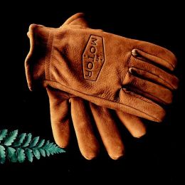 Gants gants de moto rétro givrés en première couche