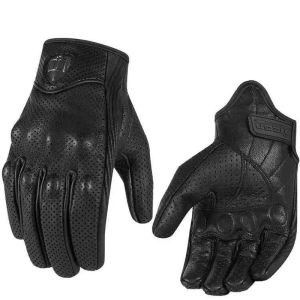 Gants rétro urbain classique en cuir pour hommes, Guantes de Moto, Moto, vtt, équitation, 100% peau de vache véritable, Luvas