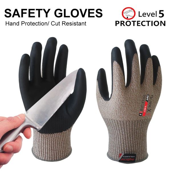 Gants SafetyInxs Nitrile Niveau 5 TRAVAILLE DE SÉCURIT