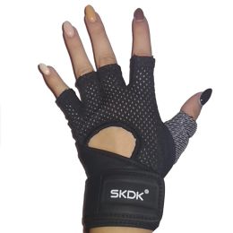 Gants skdk gants de gym de gym de fitness respirant avec le poignet d'entraînement de poids de poids crossfit gants cyclistes gants non gale