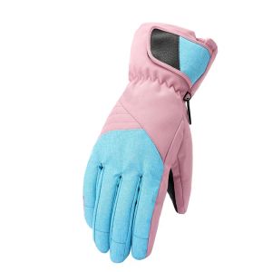 Gants gants de ski pour hommes et femmes imperméables chauds à cinq doigts ski ski snowboard gants de moto sports de plein air