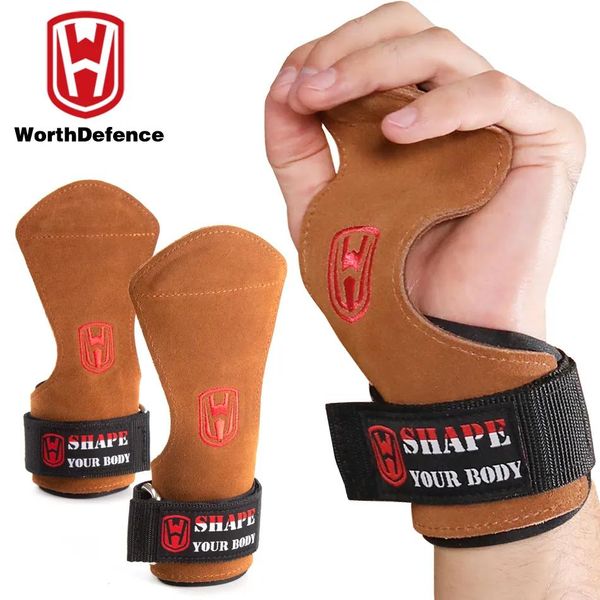 Gants Sports Gants Worthdefence Horizontal Bar pour le gymnase L'entraînement de poids CrossFit Fitness Bodybuilding Workout Palm Protector 230