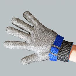 Handschoenen roestvrijstalen handschoenen Anticut Veiligheid Snijd resistent handbeschermende metalen vleesmaashandschoen voor slager draadmesbestendige steek