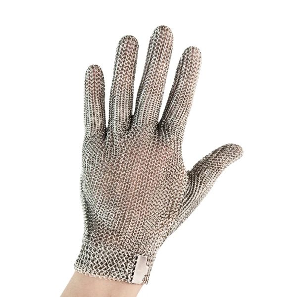 Gants gants en mailles en acier inoxydable