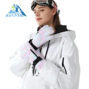 Gants à écran tactile étanche et gants de ski à vent, mitaines de neige, motoneige, sports d'hiver, chauffé, pêche, moto