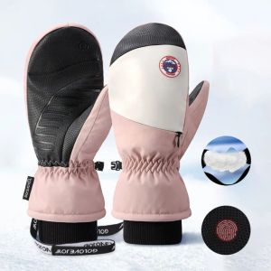 Gants unisexes gants de ski d'hiver non glissade à gants de moto tactile gants de ski de neige hivernale